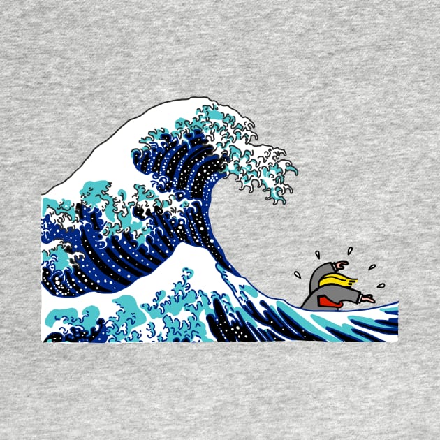 Blue Wave (After Hokusai) by SignsOfResistance